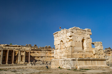 Fototapeta premium It's Ancient ruins of Baalbek, Lebanon