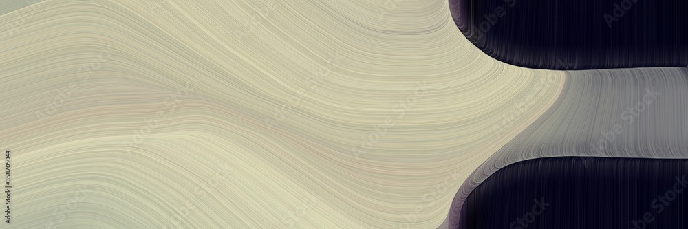 Poster abstract decorative header with ash gray, very dark pink and gray gray colors. fluid curved lines with dynamic flowing waves and curves for poster or canvas