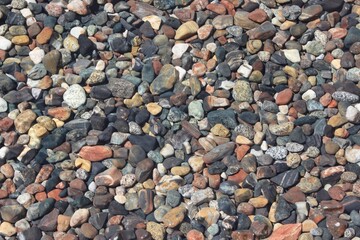 background of stones, Lake Pebbles, Pebble Lake Bed, Colorful Pebble Background 