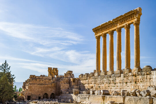 It's Jupiter Temple Of Baalbek, Lebanon