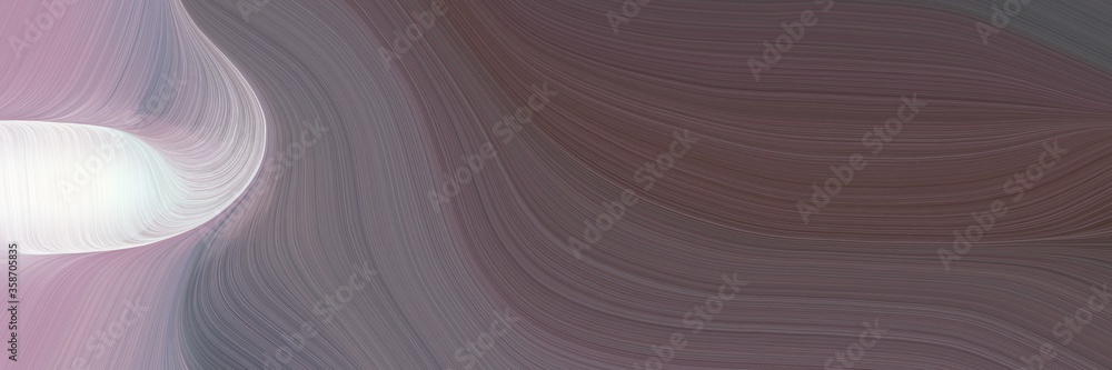 Aufkleber abstract colorful banner design with dim gray, light gray and pastel purple colors. fluid curved lin
