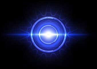 abstract engineering technology background, digital online communication