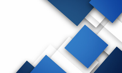 Abstract Blue Squares design background