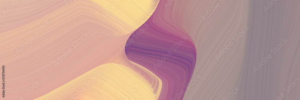 Aufkleber abstract dynamic designed horizontal banner with rosy brown, burly wood and antique fuchsia colors. 