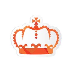 royal crown sticker