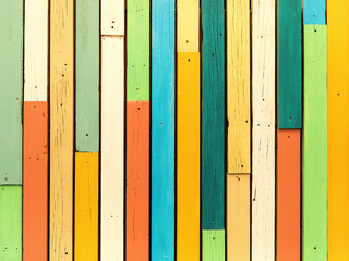 colorful wooden background, white beach path, Boracay island, Philippines.