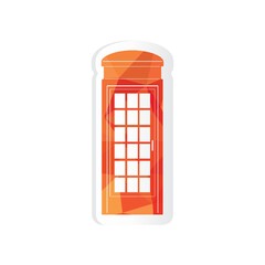 telephone box sticker