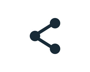Share Icon Vector Logo Template Illustration Design
