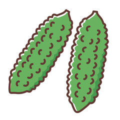 シンプルタッチのゴーヤ