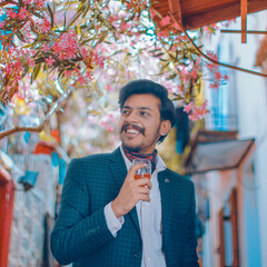 drinking man