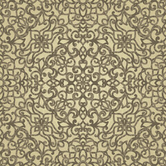 Seamless damask pattern. Vintage decorative elements. Hand drawn background. Islam, Arabic, Indian, ottoman motifs. Perfect for printing on fabric, ceramic tile or paper. Vector.
