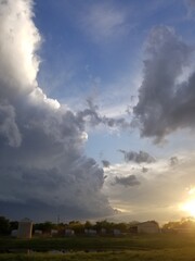 Obraz na płótnie Canvas What a Sight 2. Storm Clouds over Texas