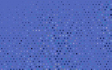 Dark Pink, Blue vector illustration which consist of circles. Dotted gradient design for your business. Creative geometric background in halftone style with colored spots.