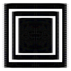 Abstract digital fractal pattern. Psychedelic wavy texture. Horizontal Black  background with 3D style,