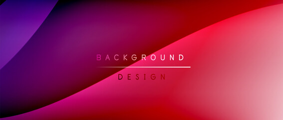 Fluid gradient waves with shadow lines and glowing light effect, modern flowing motion abstract background for cover, placards, poster, banner or flyer