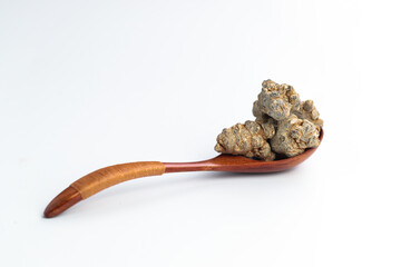 white background of pseudo-ginseng