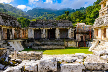 Top of the Palace, Palenque, was a pre-Columbian Maya civilization of Mesoamerica. Known as Lakamha...