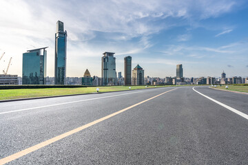 Obraz premium road in city