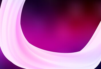 Dark Pink vector blurred shine abstract background.