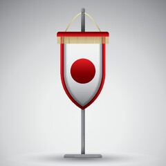 japan flag pennant
