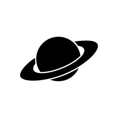 saturn - planet icon vector design template