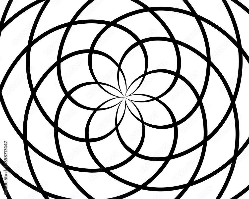Poster abstract background vector. black and white pattern. ornament template for print page poster, web de