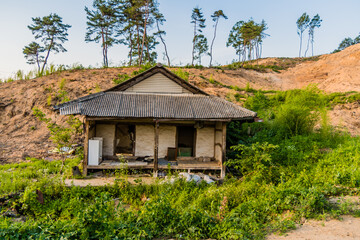 Old abandoned house in the countryside