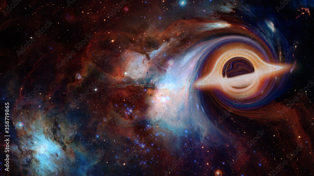 Canvas Prints black hole in deep space. elements of this image furnished by nasa