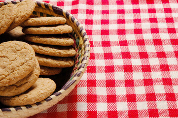 Honey Cookies served at table