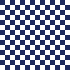 市松模様　青　M　3