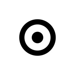 Best Target Icon In Trendy Flat Design