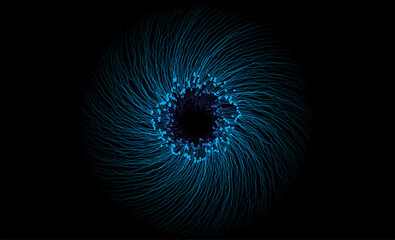 Abstract blue background with alpha,Human Eye Abstract Vision Concept vector