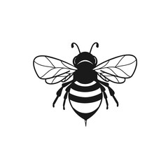 Honeybee abstract symbol in vector