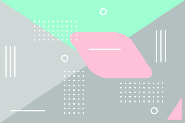 Color geometric design, vector background.