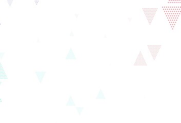 Light Green, Red vector layout with circles, lines.