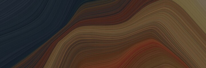 abstract dynamic banner with old mauve, very dark blue and dark olive green colors. fluid curved lines with dynamic flowing waves and curves for poster or canvas