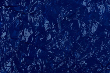 Blue plastic texture background