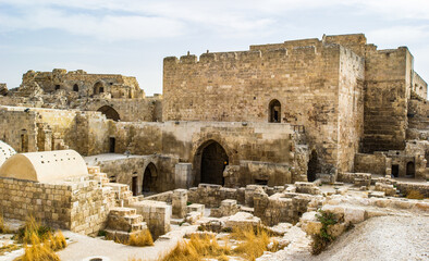It's Ruins of Old Aleppo, Syria.