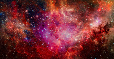 Fototapeta na wymiar Galactic background. Elements of this image furnished by NASA