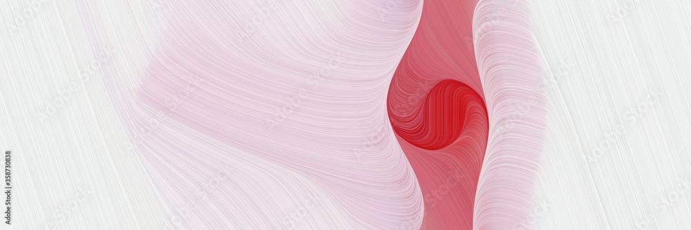 Poster abstract decorative banner with misty rose, moderate red and lavender colors. fluid curved lines with dynamic flowing waves and curves for poster or canvas