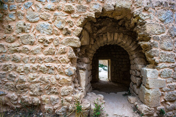 Obraz premium It's Entrance into a castle in Syria