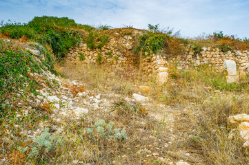 It's Ruins of the ancient castle in Syria