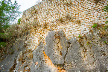 It's Ruins of the ancient castle in Syria