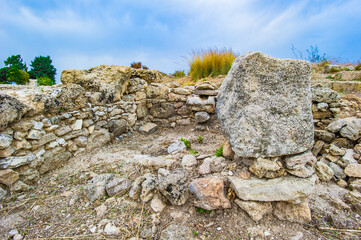 It's Objects of Ugarit excavations in Syria