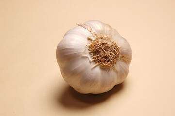 Single Garlic, Close Up Background
