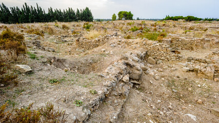 It's Nature of Ugarit, an ancient port city on the eastern Mediterranean at the Ras Shamra headland some 11 kilometres north of Latakia in northern Syria near modern Burj al-Qasab.