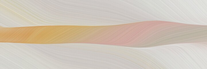 abstract artistic banner design with pastel gray, dark khaki and tan colors. fluid curved flowing waves and curves for poster or canvas