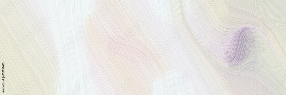 Poster abstract flowing designed horizontal header with beige, pastel purple and pastel gray colors. fluid 