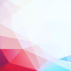 Abstract vibrant geometric triangles background