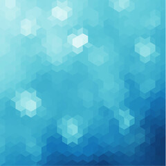 Abstract mosaic blue background